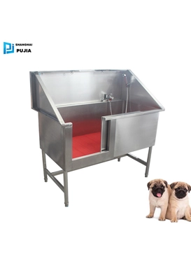 stainless steel pet grooming tub
