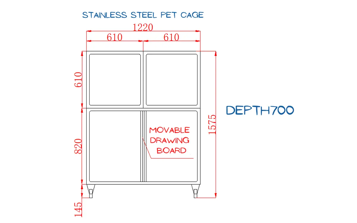 stainless dog cage for sale