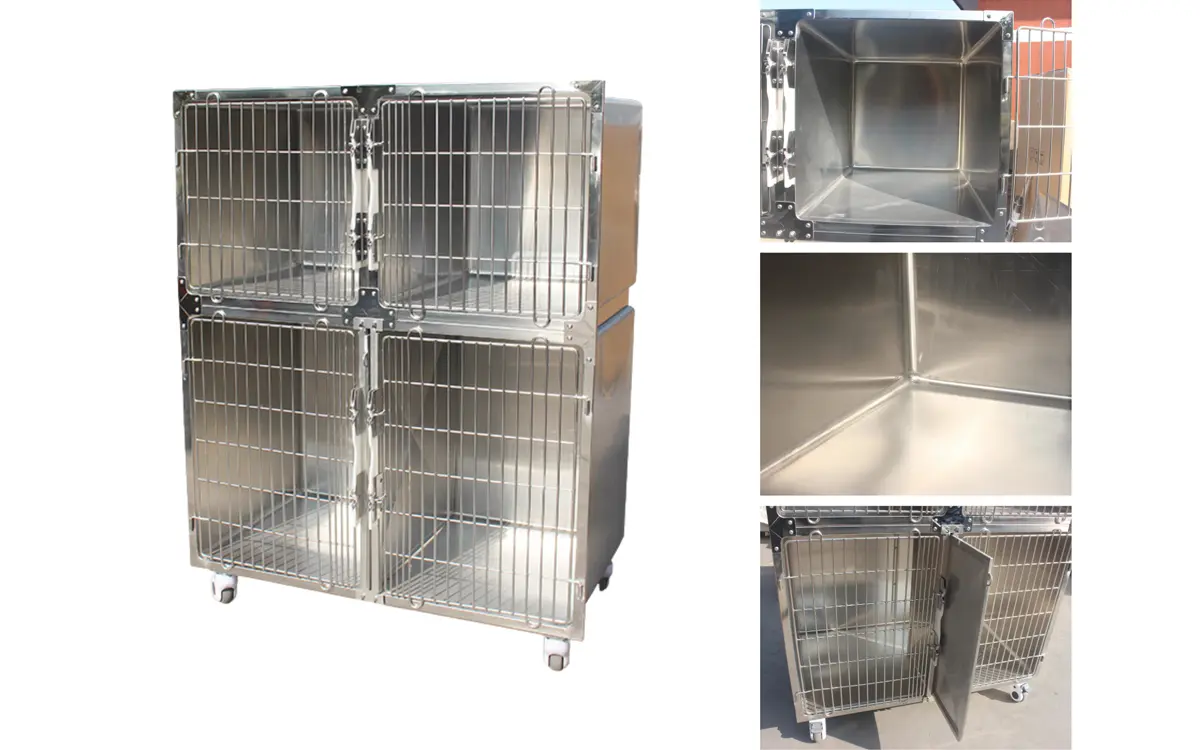 stainless steel dog cages