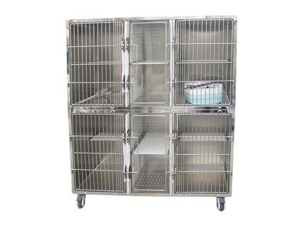 PJML-04 4 Doors Veterinary Cat Clinic Cages