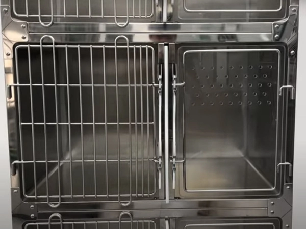 PJML-03 Three Layer Stainless Steel Veterinary Medical Bank Cage