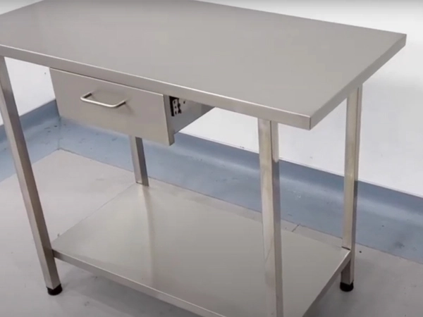 PJZ-02 Veterinary Equipment Stainless Steel Veterinary Table With Drawer