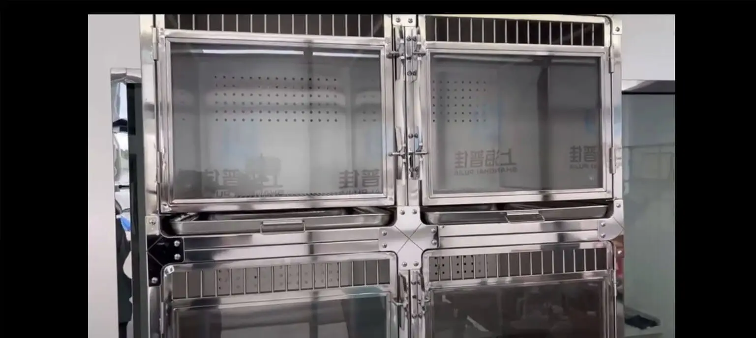 Veterinary Isolation Cage Display Video